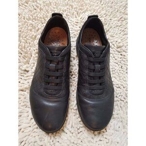 Geox Respira Black Slip-On Sneakers- Women US 9-Authentic